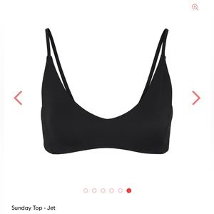 Left on Friday - Sunday Bikini Top - Medium - Jet Black